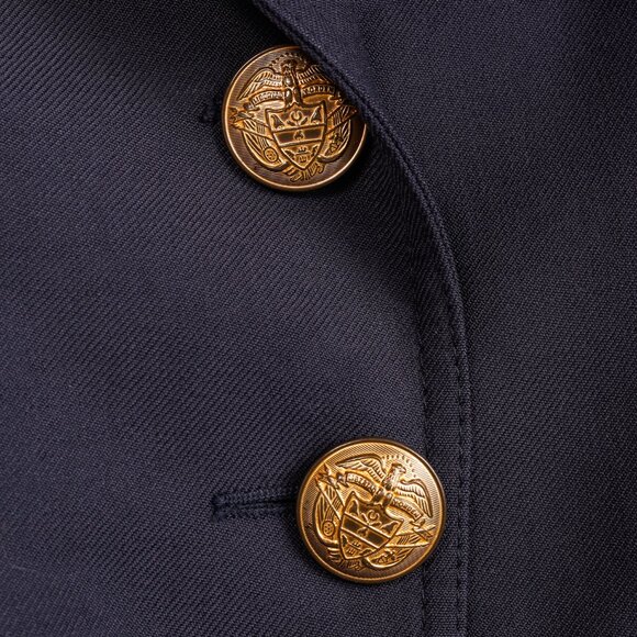 Smythe Navy Wool Twill Equestrian Blazer - Picture 7 of 8